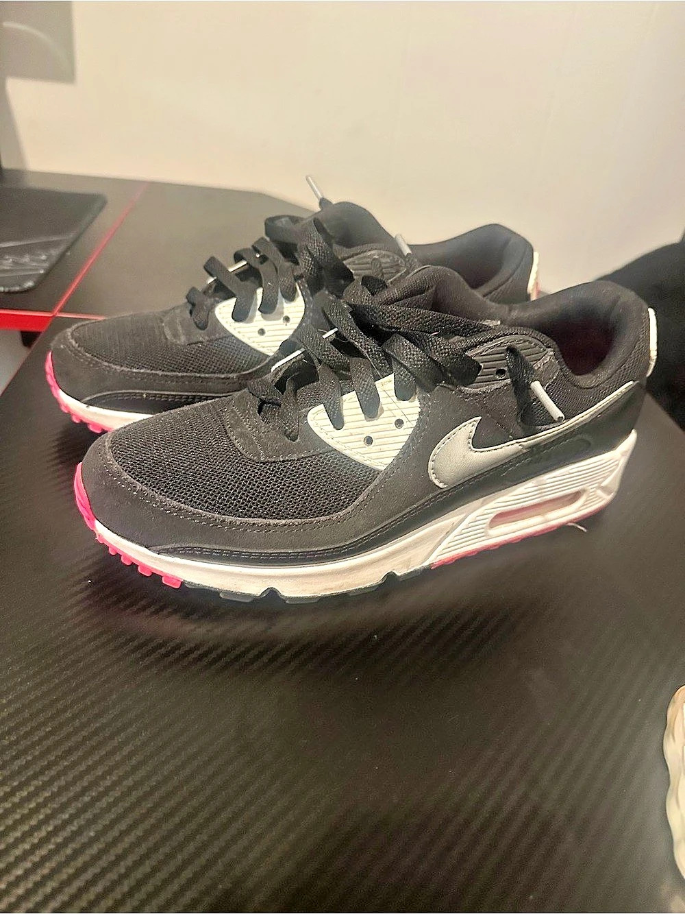 Nike Air Max 90 Women's Sneakers US 9.5 Black & Pink